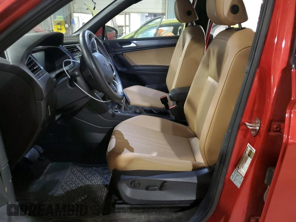 2022 Volkswagen Tiguan SE with VIN 3VV2B7AX6NM039012, listed as a Copart auction lot 55279705 with 54,011 mi miles and Salvage title. Bid and sale history available at DreamBid. Image 7.