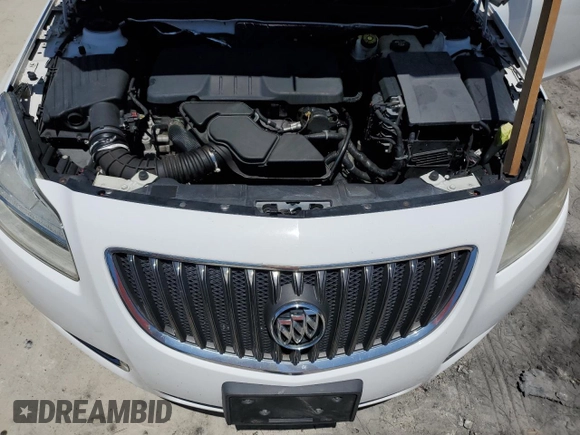 2012 Buick Regal with VIN 2G4GR5EK6C9139390, listed as a Copart auction lot 53065305 with 215,130 mi miles and Salvage Title. Bid and sale history available at DreamBid. Image 11.