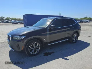 2024 BMW X3 sDrive30i z VIN 5UX43DP01R9U67750, wystawiony jako Copart lot #56431305 z przebiegiem 39 437 mil mil oraz Czysty tytuł • Clean title. Historia ofert i sprzedaży dostępna na DreamBid. Obrazek 1.