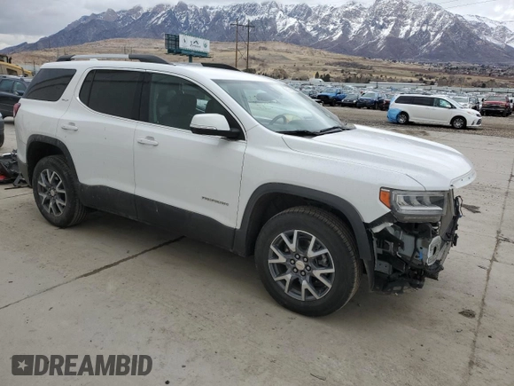 2023 GMC Acadia SLT with VIN 1GKKNUL45PZ116417, listed as a Copart auction lot 47419635 with 44,183 mi miles and Salvage Title. Bid and sale history available at DreamBid. Image 4.
