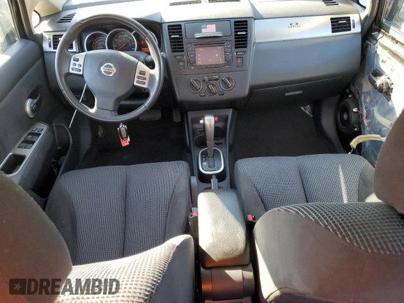 2010 Nissan Versa 1.8 SL with VIN 3N1BC1CP1AL448981, listed as a Copart auction lot 53355565 with 112,021 mi miles and Clean Title. Bid and sale history available at carsss.com. Image 8.
