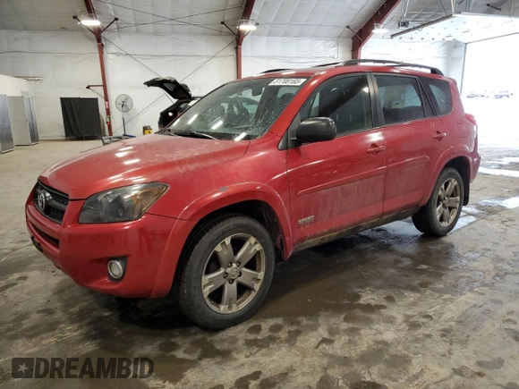 2010 Toyota RAV4 Sport with VIN JTMRF4DV8AD025001, listed as a Copart auction lot 51708165 with 234,255 mi miles and Clean Title. Bid and sale history available at carsss.com. Image 1.