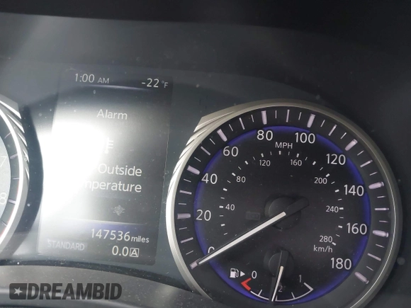 2014 Infiniti Q50 Sport with VIN JN1BV7AR8EM688686, listed as a IAAI auction lot 41310491 with 147,536 mi miles and . Bid and sale history available at DreamBid. Image 15.