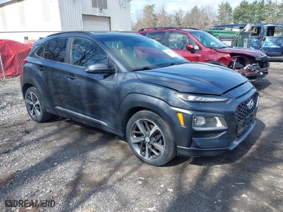 2018 Hyundai Kona Limited with VIN KM8K3CA58JU066037, listed as a IAAI auction lot 41860508 with 109,126 mi miles. Bid and sale history available at carsss.com. Image 1.