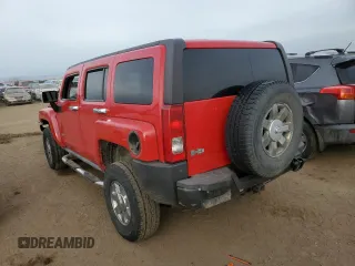 2007 Hummer H3 SUV with VIN 5GTDN13E378239403, listed as a Copart auction lot 80744784 with 351,582 mi miles and Salvage Title. Bid and sale history available at DreamBid. Image 2.