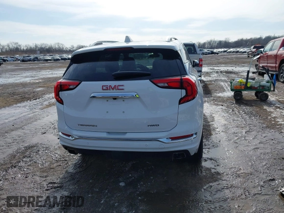 2019 GMC Terrain Denali with VIN 3GKALXEX7KL188553, listed as a IAAI auction lot 41595799 with 42,293 mi miles. Bid and sale history available at carsss.com. Image 16.