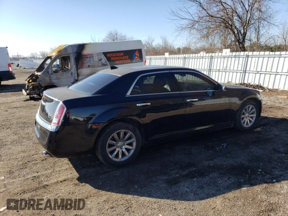 2014 Chrysler 300 with VIN 2C3CCAEG1EH320774, listed as a Copart auction lot 50183135 with 135,032 mi miles and Salvage Title. Bid and sale history available at carsss.com. Image 3.