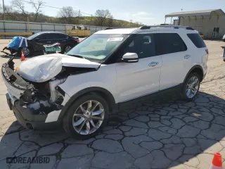 2015 Ford Explorer Limited with VIN 1FM5K7F8XFGA03392, listed as a Copart auction lot 50898915 with 142,180 mi miles and Salvage Title. Bid and sale history available at carsss.com. Image 1.