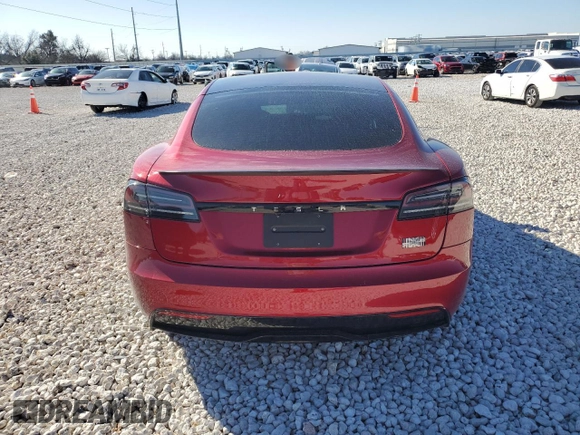 2024 Tesla Model S Plaid с VIN 5YJSA1E61RF533045, выставлен на аукционе Copart как лот 86246324 с пробегом Не указан миль и Списание • Salvage title. История ставок и продаж доступна на DreamBid. Изображение 6.