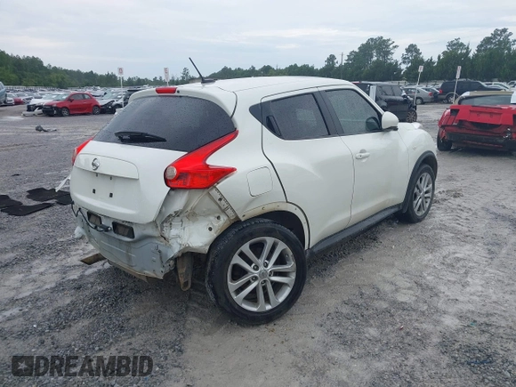 2013 Nissan Juke Nismo with VIN JN8AF5MV4DT231188, listed as a IAAI auction lot 42227524 with 139,756 mi miles and . Bid and sale history available at DreamBid. Image 4.