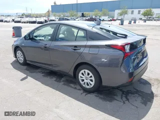 2020 Toyota Prius L Eco with VIN JTDKARFU5L3126040, listed as a IAAI auction lot 42025675 with 18,115 mi miles. Bid and sale history available at carsss.com. Image 3.