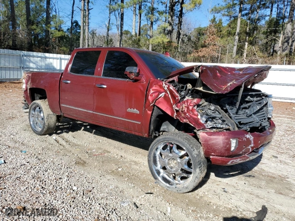 2017 Chevrolet Silverado 1500 High Country with VIN 3GCUKTEC7HG148122, listed as a Copart auction lot 85498614 with 0 mi miles and Salvage Title. Bid and sale history available at carsss.com. Image 4.