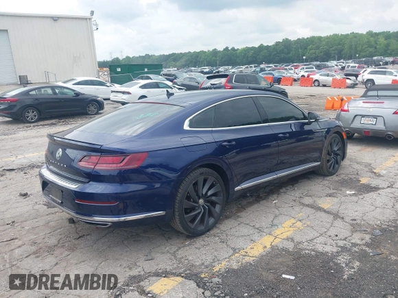2019 Volkswagen Arteon SE R-Line with VIN WVWFR7AN8KE031697, listed as a IAAI auction lot 42445909 with 108,372 mi miles and . Bid and sale history available at DreamBid. Image 4.