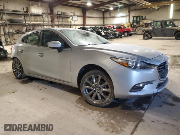 2018 Mazda 3 Touring with VIN 3MZBN1L37JM199419, listed as a Copart auction lot 48133745 with 84,279 mi miles and Salvage Title. Bid and sale history available at carsss.com. Image 4.