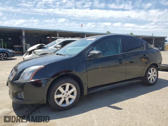 2010 Nissan Sentra SR with VIN 3N1AB6AP8AL632653, listed as a Copart auction lot 62944355 with 215,984 mi miles and Salvage title. Bid and sale history available at DreamBid. Image 1.