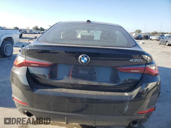 2023 BMW 4 Series 430i with VIN WBA63AV06PFP44223, listed as a Copart auction lot 86422454 with Not provided miles and Salvage title. Bid and sale history available at DreamBid. Image 6.