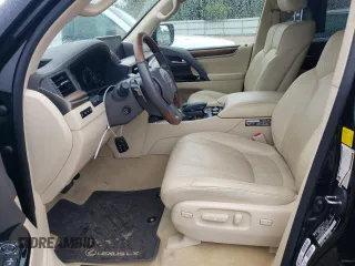 2020 Lexus LX with VIN JTJDY7AX2L4317495, listed as a Copart auction lot 70972864 with 47,283 mi miles and Salvage Title. Bid and sale history available at carsss.com. Image 7.