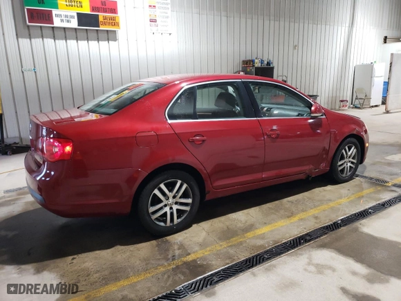 2006 Volkswagen Jetta Sedan 2.5L with VIN 3VWRG71K46M686462, listed as a Copart auction lot 50573285 with 155,551 mi miles and Salvage Title. Bid and sale history available at carsss.com. Image 3.