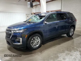 2023 Chevrolet Traverse LT Cloth with VIN 1GNEVGKW5PJ263663, listed as a Copart auction lot 58914265 with 23,153 mi miles and Salvage title. Bid and sale history available at DreamBid. Image 1.