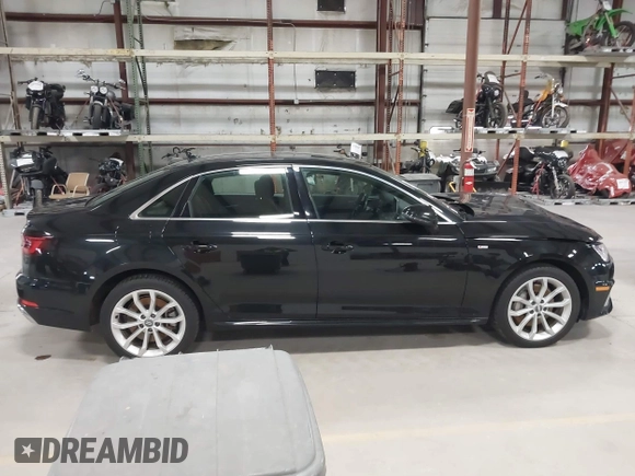 2019 Audi A4 Premium Plus with VIN WAUENAF48KA041431, listed as a IAAI auction lot 41977177 with 53,537 mi miles. Bid and sale history available at carsss.com. Image 13.