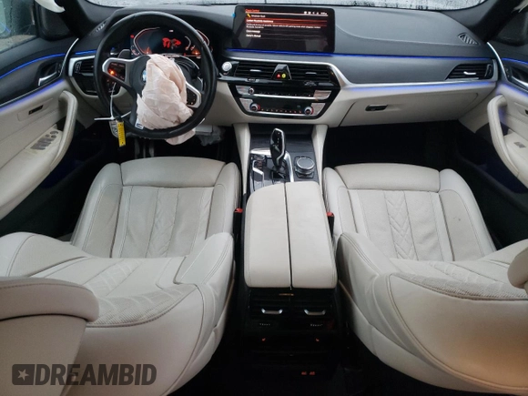 2022 BMW 5 Series 530i xDrive with VIN WBA13BJ07NCK90049, listed as a Copart auction lot 84477194 with 33,007 mi miles and Salvage Title. Bid and sale history available at carsss.com. Image 8.