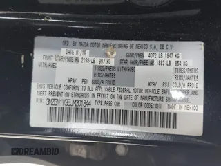 2018 Mazda 3 Touring with VIN 3MZBN1V35JM201844, listed as a IAAI auction lot 42051674 with 75,932 mi miles and . Bid and sale history available at DreamBid. Image 9.