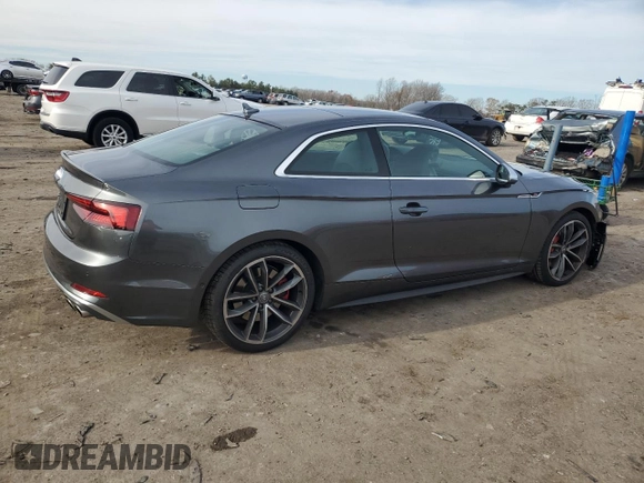 2019 Audi S5 Prestige z VIN WAUR4AF58KA061529, wystawiony jako Copart lot #85238534 z przebiegiem 51 373 mil mil oraz Szkoda całkowita • Salvage title. Historia ofert i sprzedaży dostępna na DreamBid. Obrazek 3.