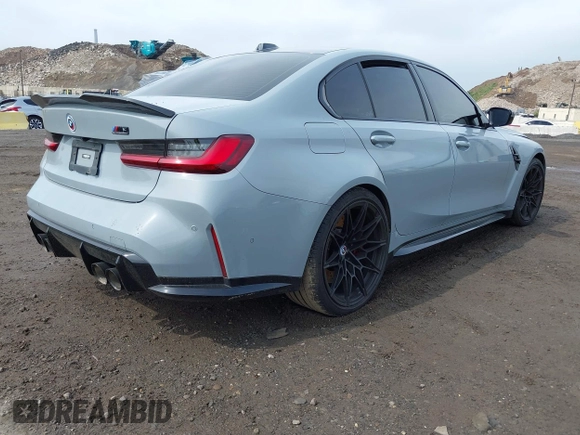 2023 BMW M3 Competition xDrive with VIN WBS43AY02PFN84856, listed as a IAAI auction lot 42264686 with 18,881 mi miles and . Bid and sale history available at DreamBid. Image 4.