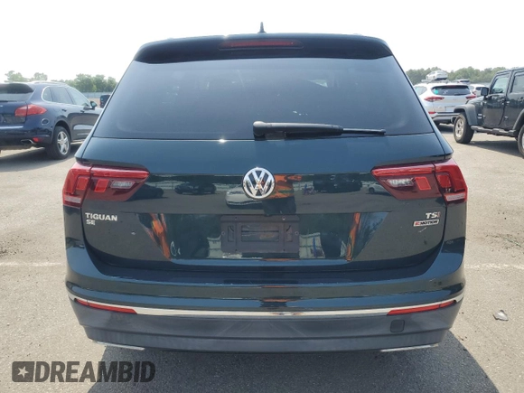 2018 Volkswagen Tiguan SEL with VIN 3VV2B7AX8JM154396, listed as a Copart auction lot 60984075 with 67,237 mi miles and Salvage title. Bid and sale history available at DreamBid. Image 6.