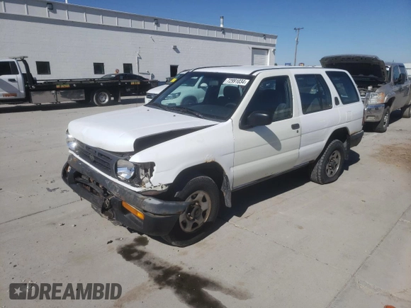 1996 Nissan Pathfinder XE z VIN JN8AR05Y6TW021708, wystawiony jako Copart lot #72991034 z przebiegiem 186 576 mil mil oraz Szkoda całkowita • Salvage title. Historia ofert i sprzedaży dostępna na DreamBid. Obrazek 1.
