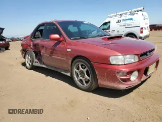 2000 Subaru Impreza RS with VIN JF1GC6751YH501153, listed as a Copart auction lot 58530374 with 91,817 mi miles and Salvage title. Bid and sale history available at DreamBid. Image 4.