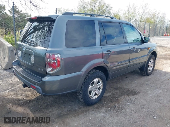 2008 Honda Pilot VP with VIN 5FNYF18208B039214, listed as a IAAI auction lot 42198076 with 212,159 mi miles and . Bid and sale history available at DreamBid. Image 4.