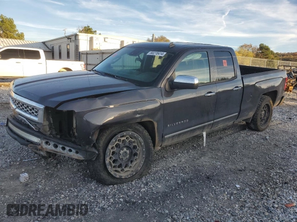 2014 Chevrolet Silverado 1500 LTZ with VIN 1GCVKSEJ7EZ246804, listed as a Copart auction lot 80270414 with 150,945 mi miles and Salvage Title. Bid and sale history available at DreamBid. Image 1.