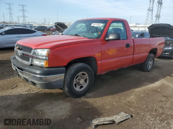 2003 Chevrolet Silverado 1500 LS with VIN 1GCEK14V43Z155100, listed as a Copart auction lot 48410965 with 62,125 mi miles and Clean Title. Bid and sale history available at DreamBid. Image 1.