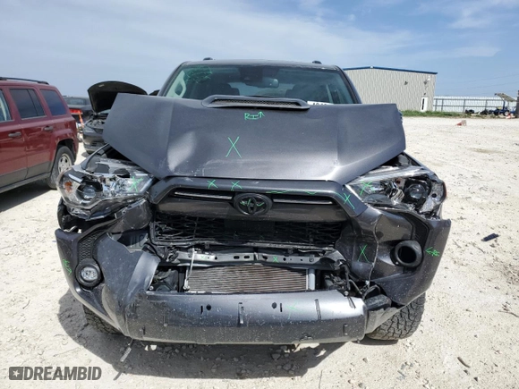 2023 Toyota 4Runner TRD Off Road Premium with VIN JTERU5JRXP6173954, listed as a Copart auction lot 48421885 with 16,014 mi miles and Salvage Title. Bid and sale history available at carsss.com. Image 5.