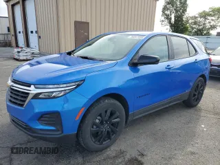 2024 Chevrolet Equinox LS with VIN 3GNAXHEGXRL126359, listed as a Copart auction lot 56867695 with 14,818 mi miles and Salvage title. Bid and sale history available at DreamBid. Image 1.