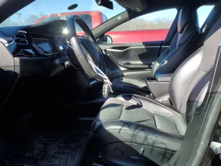 2018 Tesla Model S 75D with VIN 5YJSA1E2XJF248653, listed as a Copart auction lot 49097145 with 92854 miles and Salvage Title. Bid and sale history available at carsss.com. Image 7.