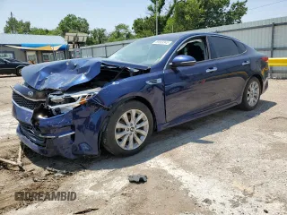 2017 Kia Optima LX with VIN 5XXGT4L38HG168451, listed as a Copart auction lot 59583345 with 73,457 mi miles and Salvage title. Bid and sale history available at DreamBid. Image 1.