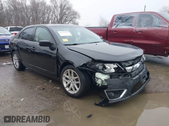 2011 Ford Fusion SEL with VIN 3FAHP0CG7BR221353, listed as a IAAI auction lot 41174122 with 152,766 mi miles. Bid and sale history available at carsss.com. Image 1.