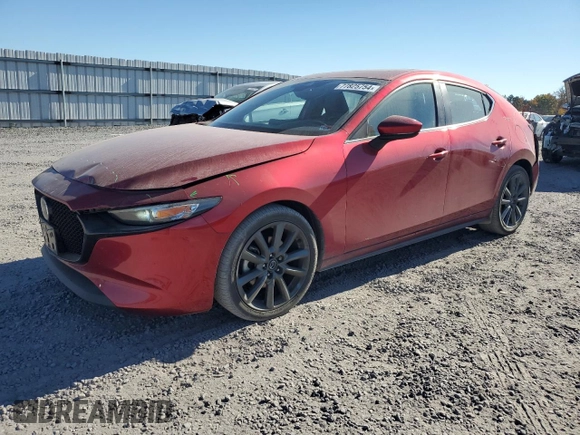 2021 Mazda Mazda3 Hatchback Preferred with VIN JM1BPBLL5M1404000, listed as a Copart auction lot 77825754 with 23,828 mi miles and Salvage Title. Bid and sale history available at carsss.com. Image 1.