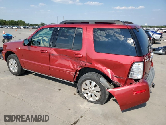 2006 Mercury Mountaineer with VIN 4M2EU37E96UJ24762, listed as a Copart auction lot 65940824 with 107,872 mi miles and Salvage Title. Bid and sale history available at carsss.com. Image 2.