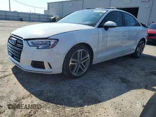 2018 Audi A3 Sedan Premium with VIN WAUAUGFF8J1068990, listed as a Copart auction lot 63114803 with 82,646 mi miles. Bid and sale history available at carsss.com. Image 1.