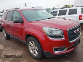 2014 GMC Acadia SLE with VIN 1GKKVPKD9EJ176019, listed as a IAAI auction lot 41564121 with 110,974 mi miles and . Bid and sale history available at carsss.com. Image 1.