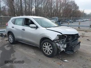 2018 Nissan Rogue S with VIN KNMAT2MT5JP612683, listed as a IAAI auction lot 41673713 with 173,116 mi miles. Bid and sale history available at carsss.com. Image 1.