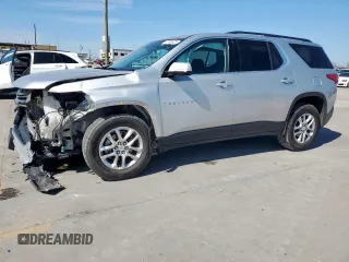 2020 Chevrolet Traverse LT Cloth with VIN 1GNERGKW3LJ116935, listed as a Copart auction lot 47106525 with 34,774 mi miles and Salvage Title. Bid and sale history available at carsss.com. Image 1.