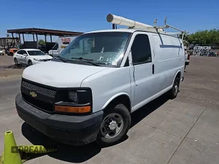 2017 Chevrolet Express Cargo with VIN 1GCWGAFF4H1326784, listed as a IAAI auction lot 42667321 with 151,394 mi miles and . Bid and sale history available at DreamBid. Image 16.