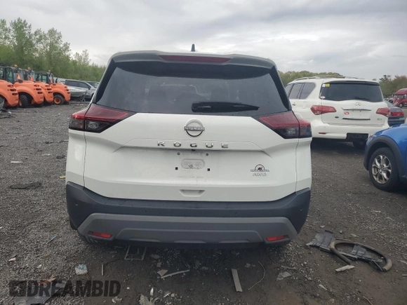 2023 Nissan Rogue S with VIN 5N1BT3AB5PC928327, listed as a Copart auction lot 55635015 with 15,159 mi miles and Salvage title. Bid and sale history available at DreamBid. Image 6.