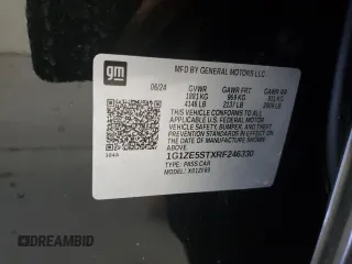 2024 Chevrolet Malibu LT with VIN 1G1ZE5STXRF246330, listed as a Copart auction lot 51134545 with 17,774 mi miles and Salvage Title. Bid and sale history available at DreamBid. Image 13.