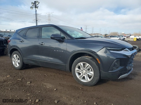 2021 Chevrolet Blazer LT with VIN 3GNKBBRA7MS582789, listed as a Copart auction lot 86660574 with 17,204 mi miles and Salvage Title. Bid and sale history available at carsss.com. Image 4.