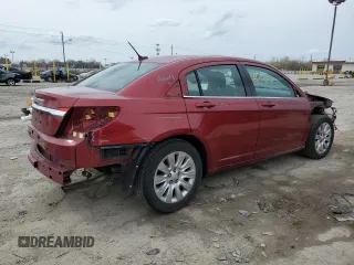 2013 Chrysler 200 LX with VIN 1C3CCBAB7DN686759, listed as a Copart auction lot 51179425 with 144,238 mi miles and Salvage Title. Bid and sale history available at carsss.com. Image 3.